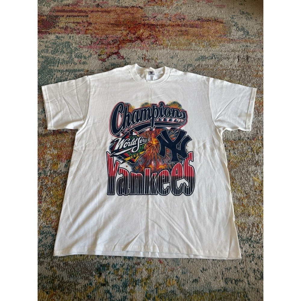 Vintage 1998 New York Yankees World Series Champions T-Shirt XL‎